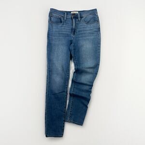 Madewell Mid Rise Skinny Jeans Women’s 28 Blue Wash Stretch Denim